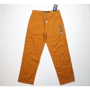 NOS Vintage 90s Marithe Francois Girbaud Mens 36x32 Baggy Loose Fit Jeans Orange